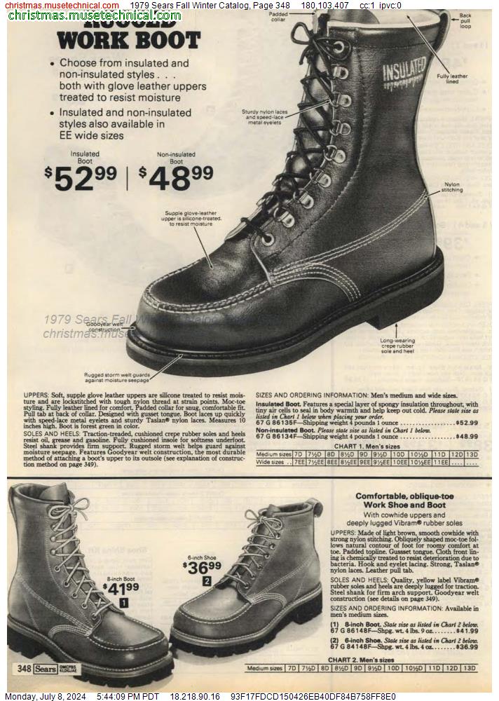 1979 Sears Fall Winter Catalog, Page 348