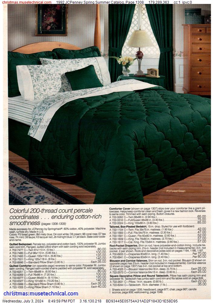 1992 JCPenney Spring Summer Catalog, Page 1308