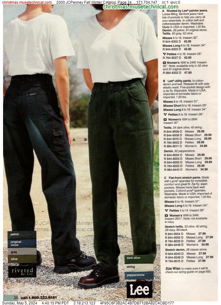 2000 JCPenney Fall Winter Catalog, Page 34