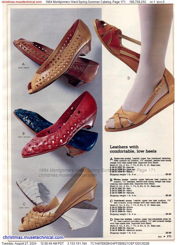 1984 Montgomery Ward Spring Summer Catalog, Page 171