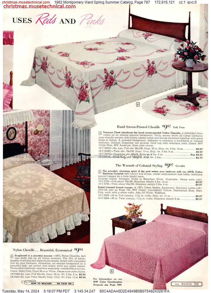 1962 Montgomery Ward Spring Summer Catalog, Page 787