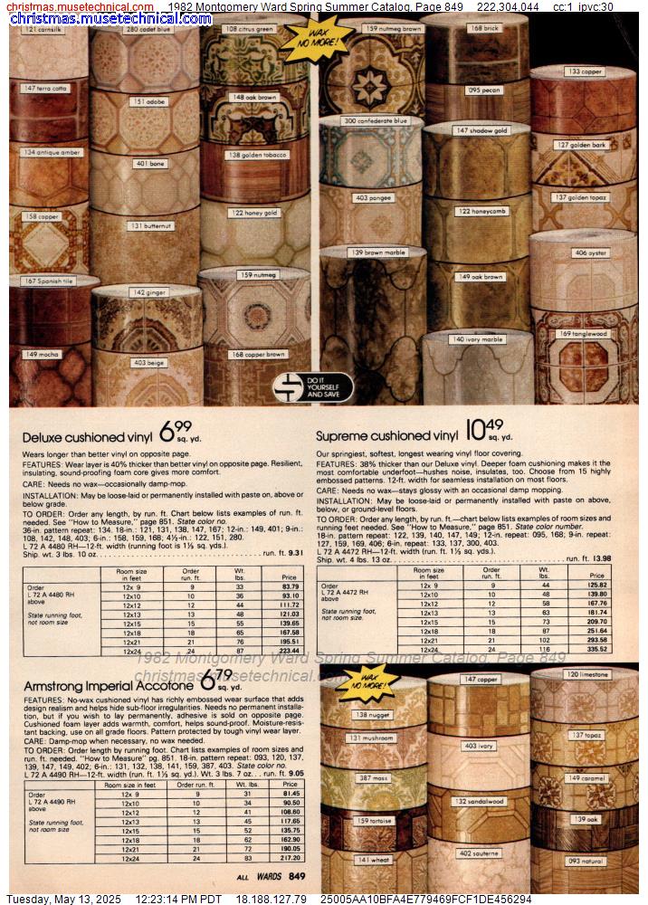 1982 Montgomery Ward Spring Summer Catalog, Page 849