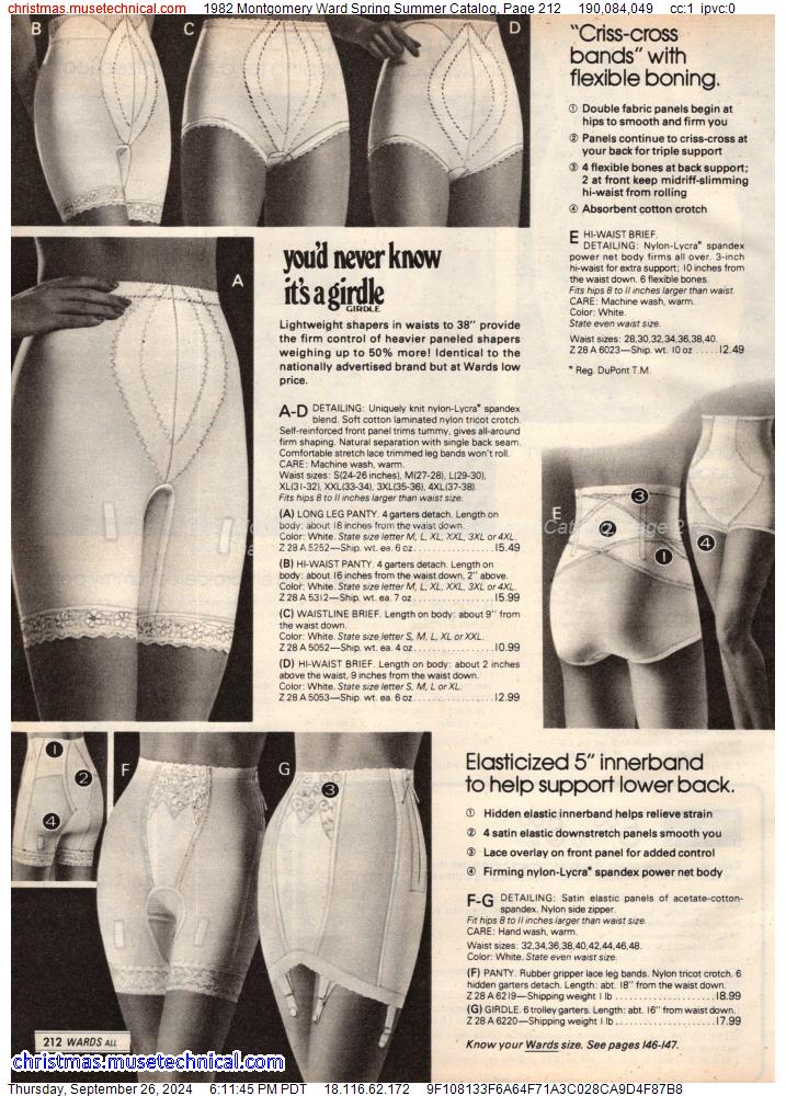 1982 Montgomery Ward Spring Summer Catalog, Page 212