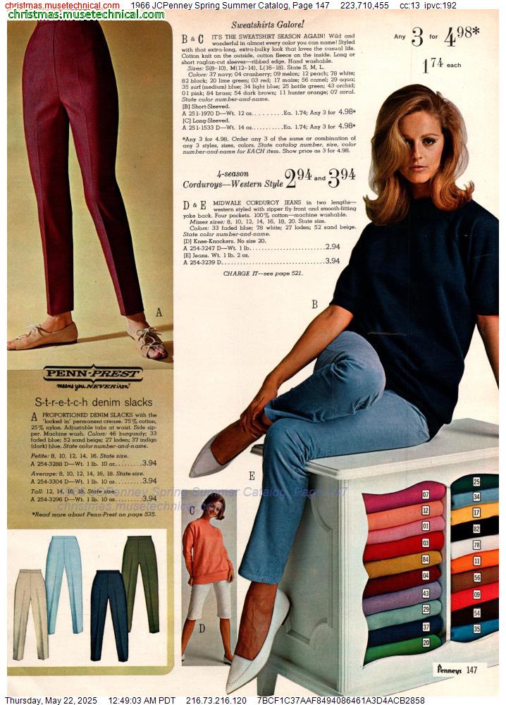 1966 JCPenney Spring Summer Catalog, Page 147