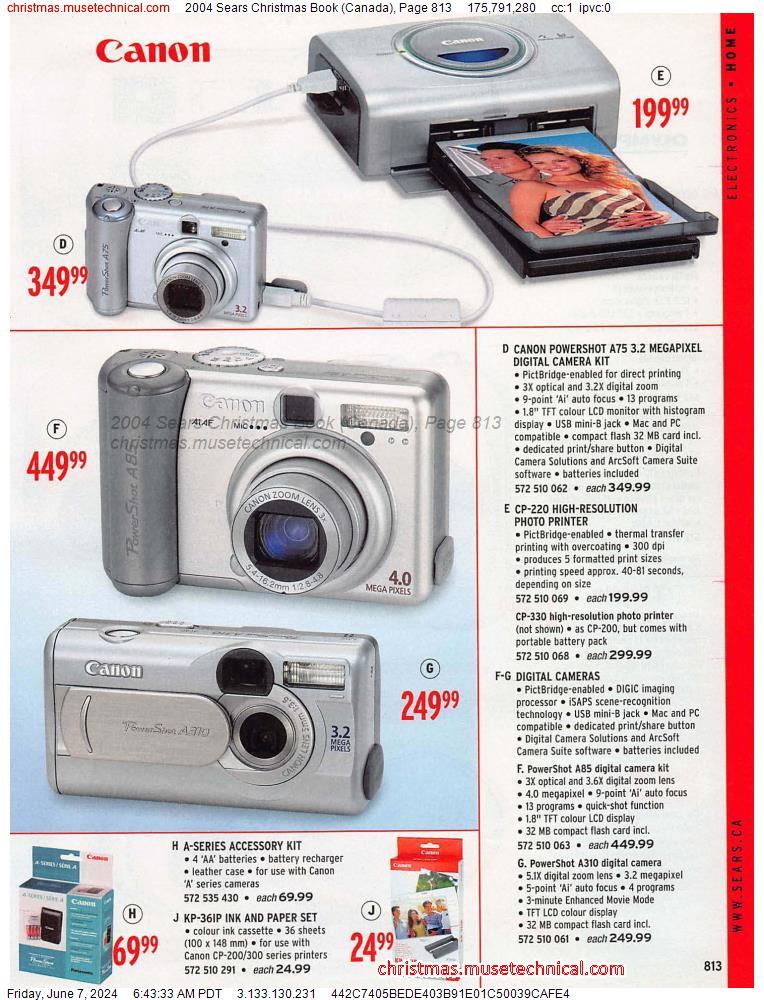 2004 Sears Christmas Book (Canada), Page 813