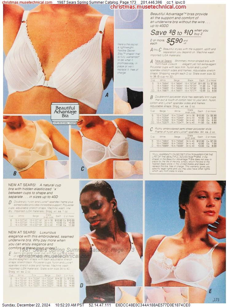 1987 Sears Spring Summer Catalog, Page 173