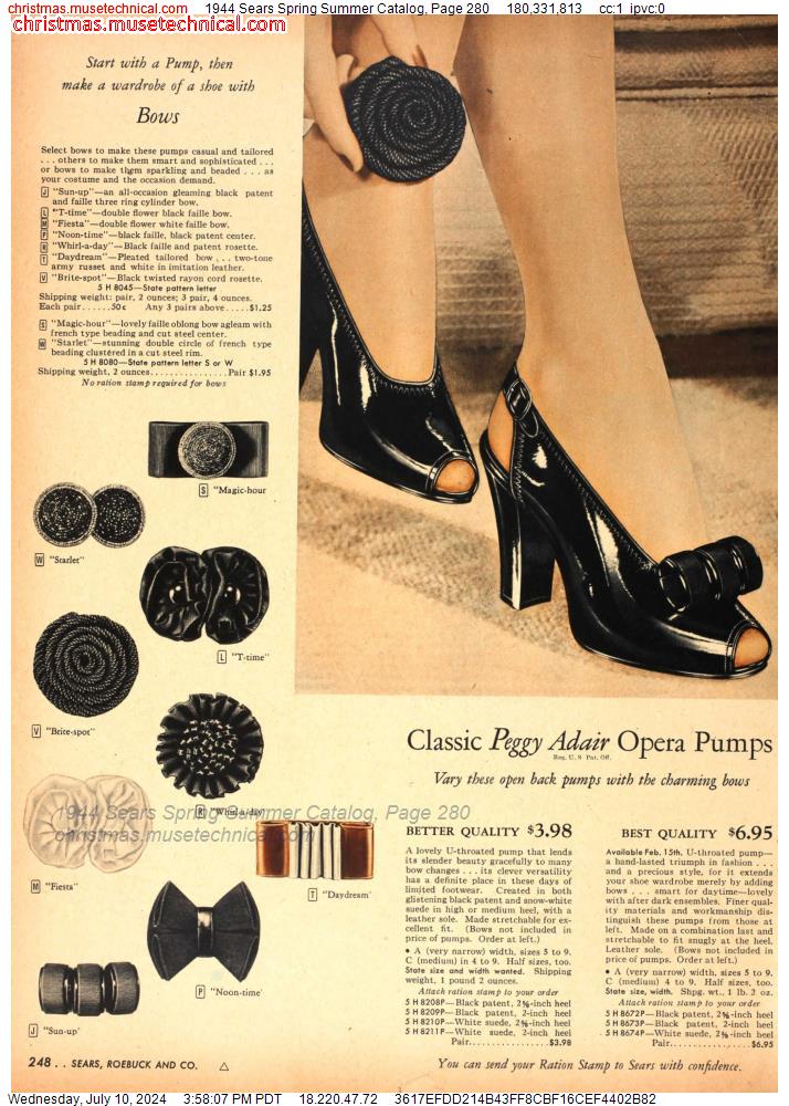 1944 Sears Spring Summer Catalog, Page 280