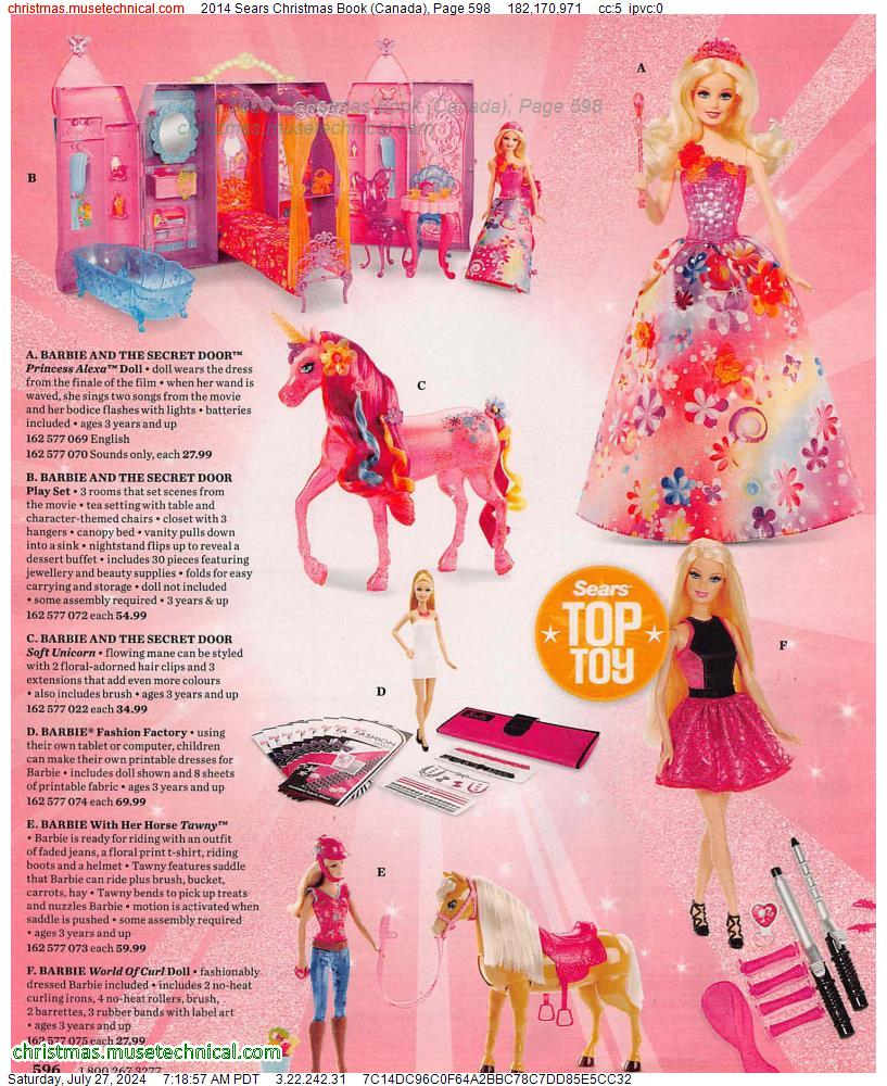 2014 Sears Christmas Book (Canada), Page 598