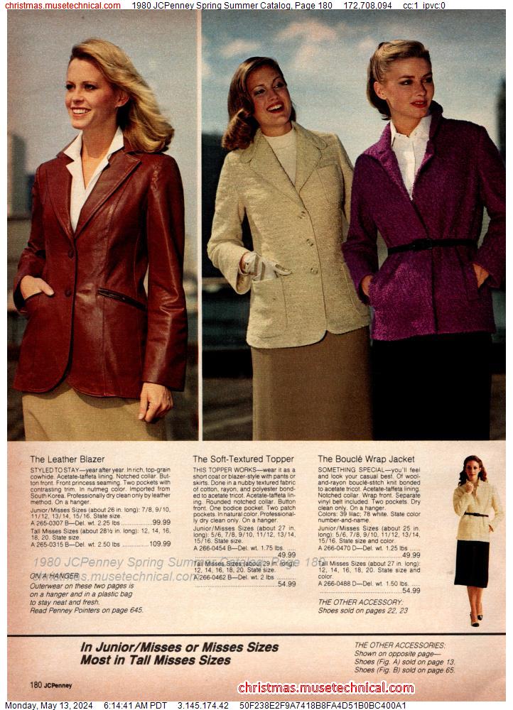 1980 JCPenney Spring Summer Catalog, Page 180