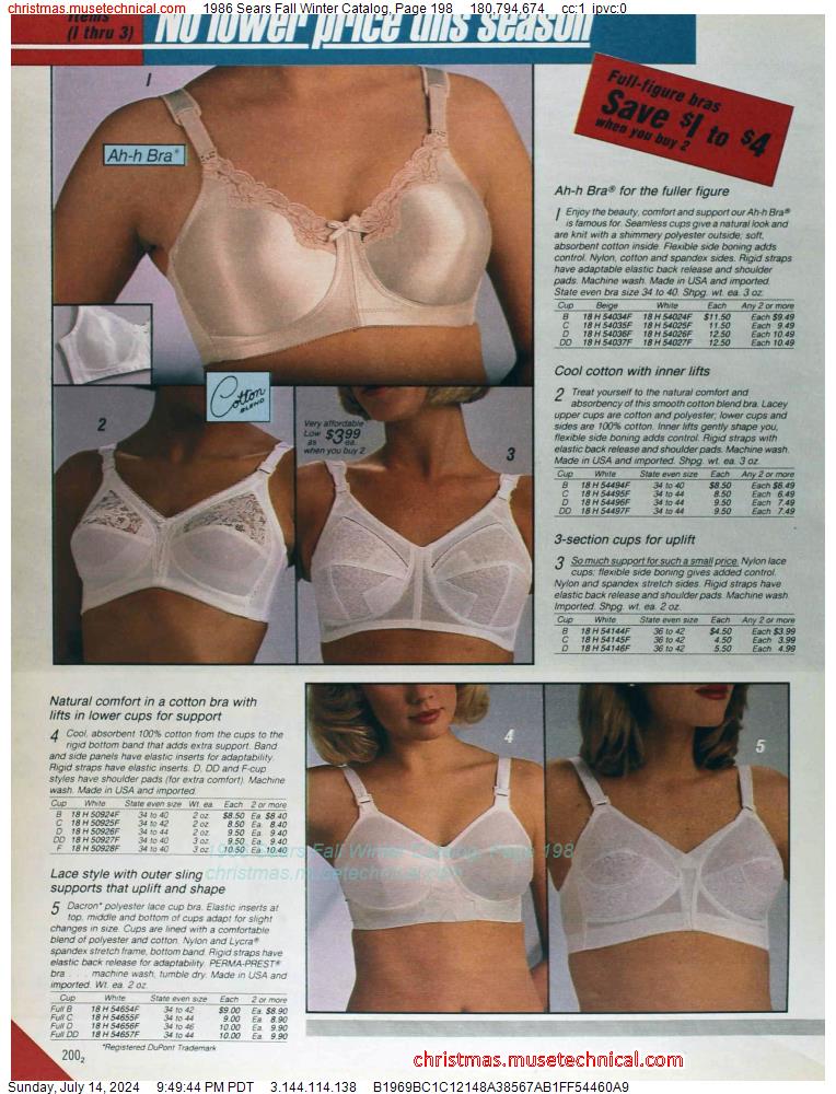1986 Sears Fall Winter Catalog, Page 198