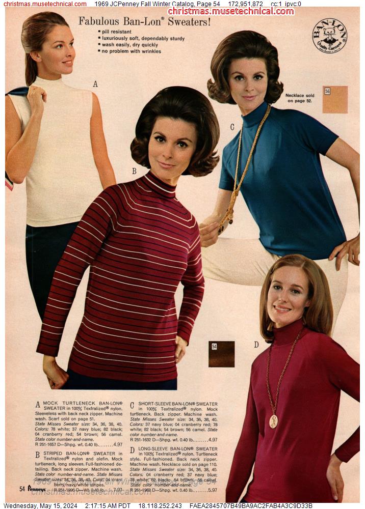 1969 JCPenney Fall Winter Catalog, Page 54