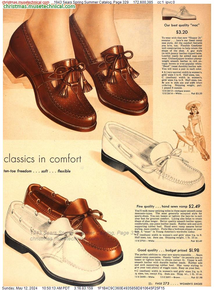 1943 Sears Spring Summer Catalog, Page 329