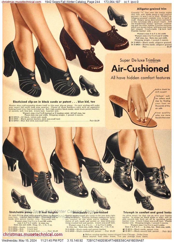 1942 Sears Fall Winter Catalog, Page 244