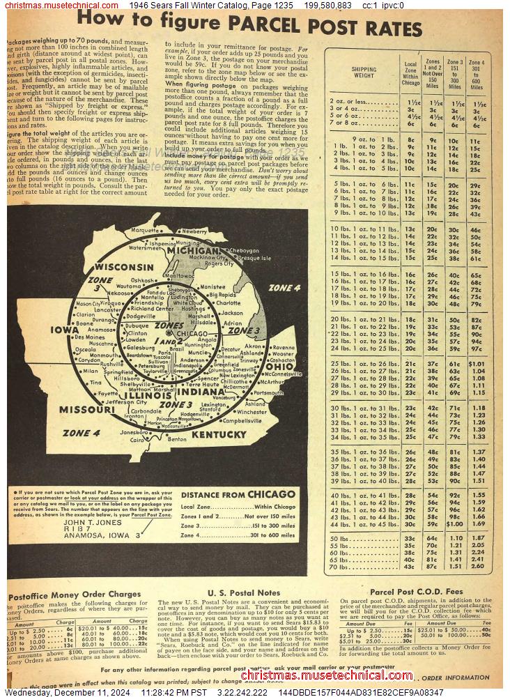 1946 Sears Fall Winter Catalog, Page 1235