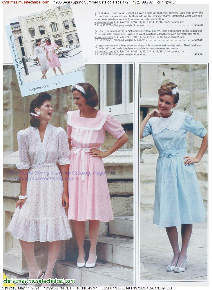 1985 Sears Spring Summer Catalog, Page 172