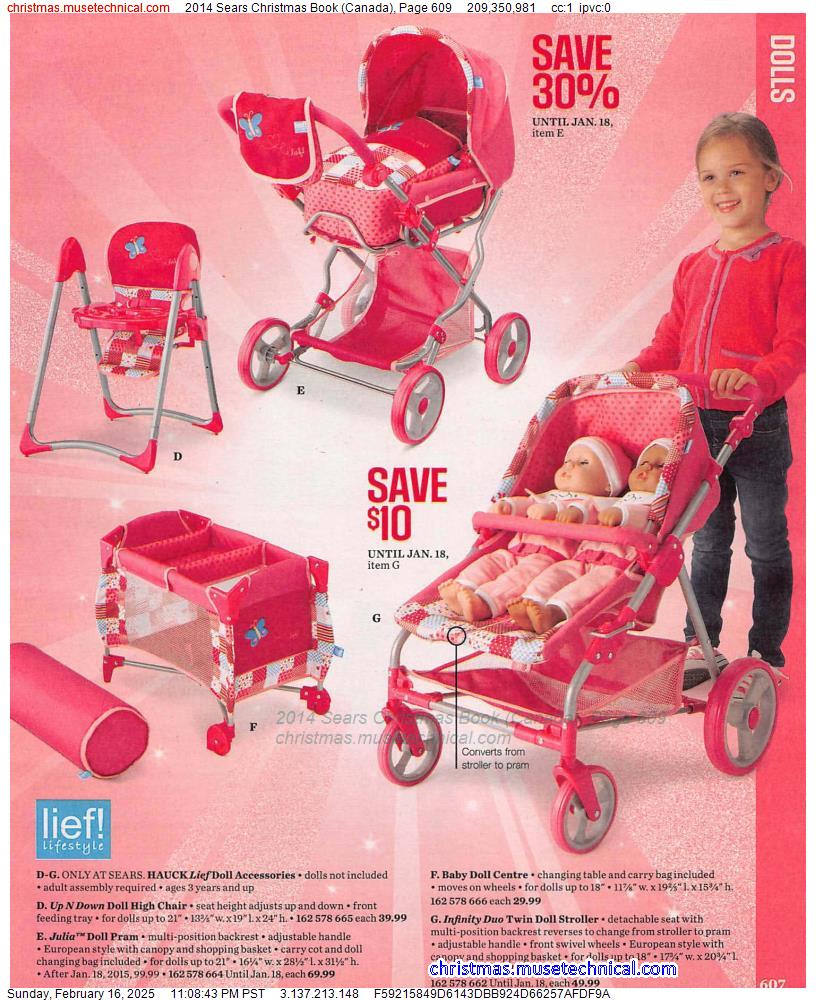 2014 Sears Christmas Book (Canada), Page 609