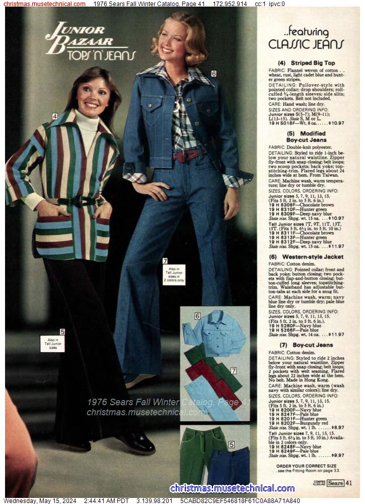 1976 Sears Fall Winter Catalog, Page 41