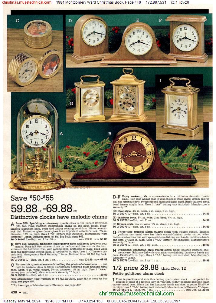 1984 Montgomery Ward Christmas Book, Page 440