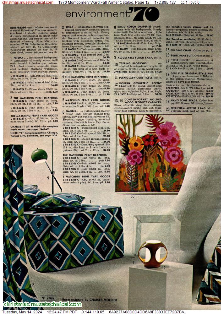 1970 Montgomery Ward Fall Winter Catalog, Page 12