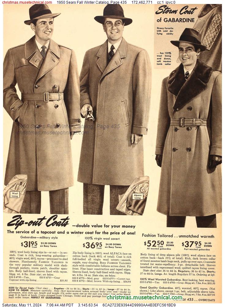 1950 Sears Fall Winter Catalog, Page 435