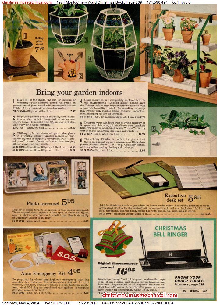 1974 Montgomery Ward Christmas Book, Page 269