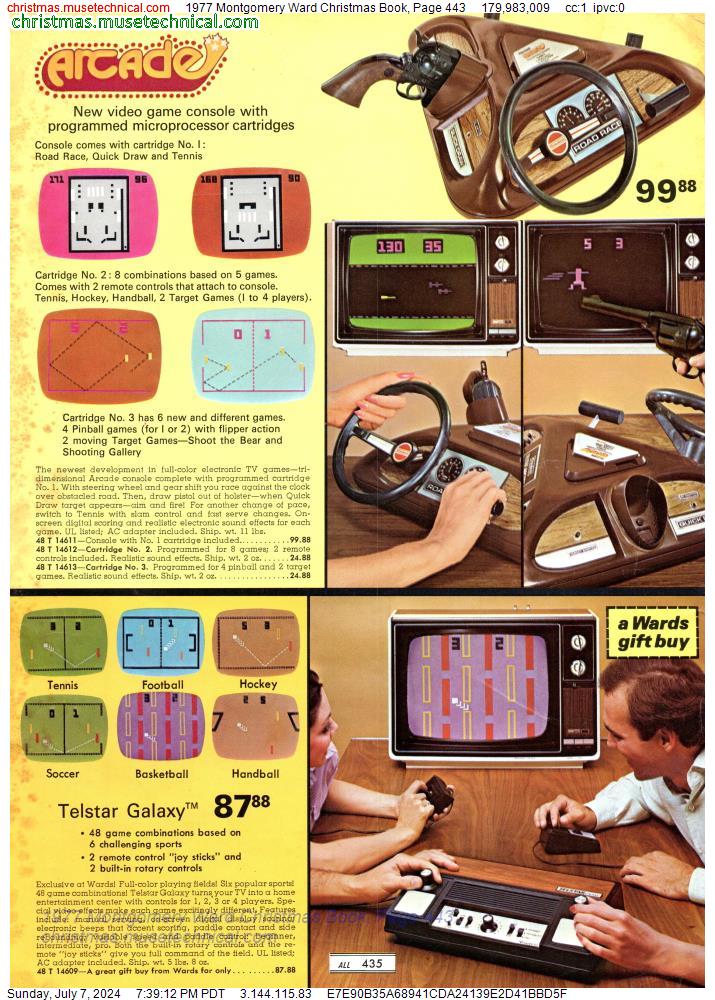 1977 Montgomery Ward Christmas Book, Page 443