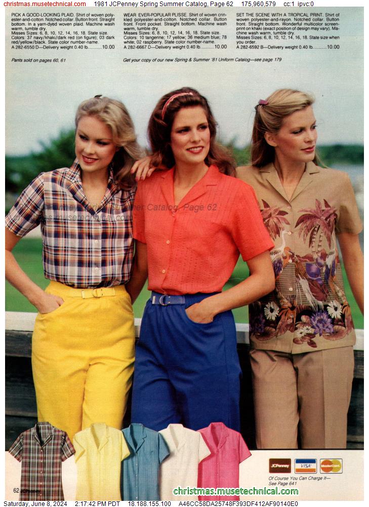 1981 JCPenney Spring Summer Catalog, Page 62