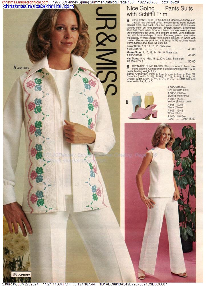 1977 JCPenney Spring Summer Catalog, Page 106