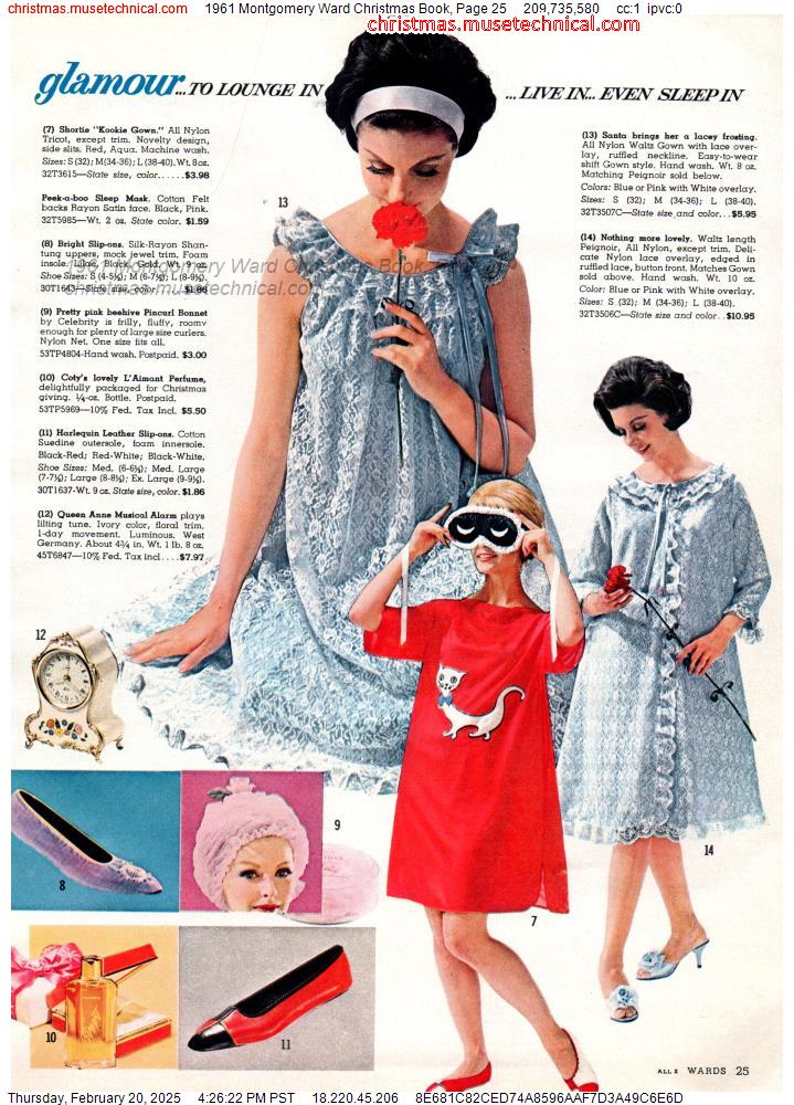 1961 Montgomery Ward Christmas Book, Page 25