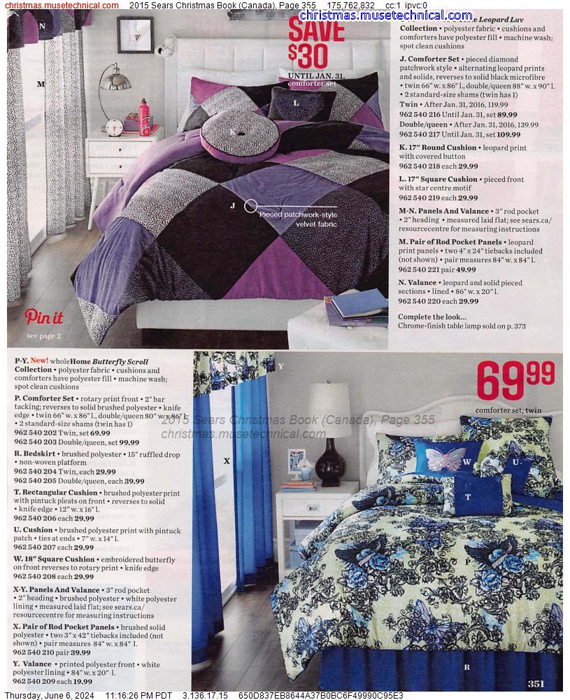 2015 Sears Christmas Book (Canada), Page 355