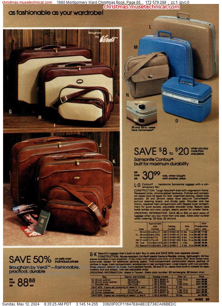 1980 Montgomery Ward Christmas Book, Page 85