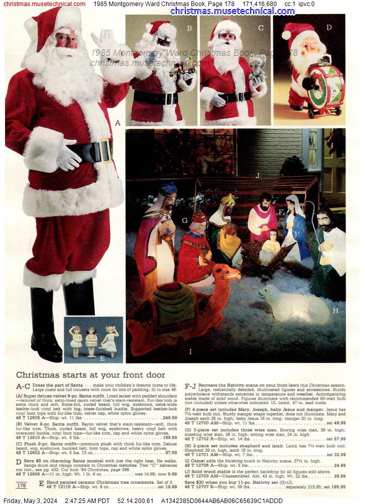 1985 Montgomery Ward Christmas Book, Page 178
