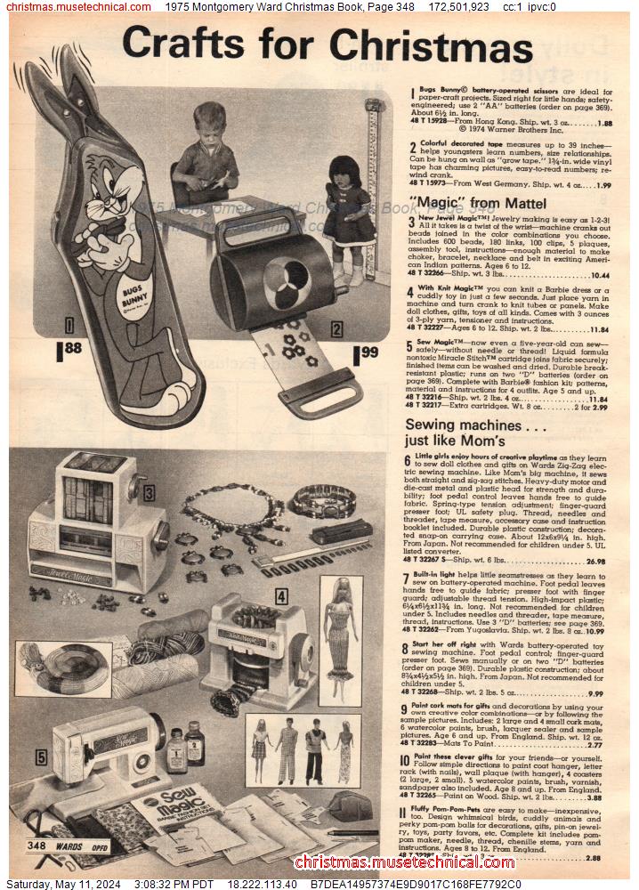 1975 Montgomery Ward Christmas Book, Page 348