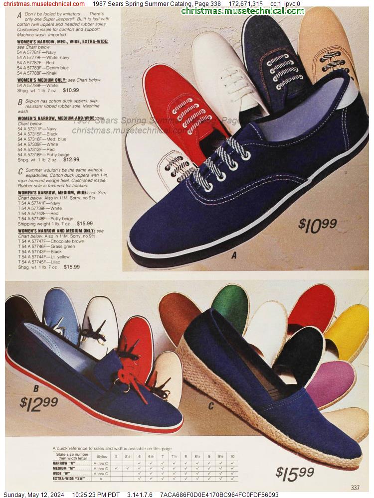 1987 Sears Spring Summer Catalog, Page 338