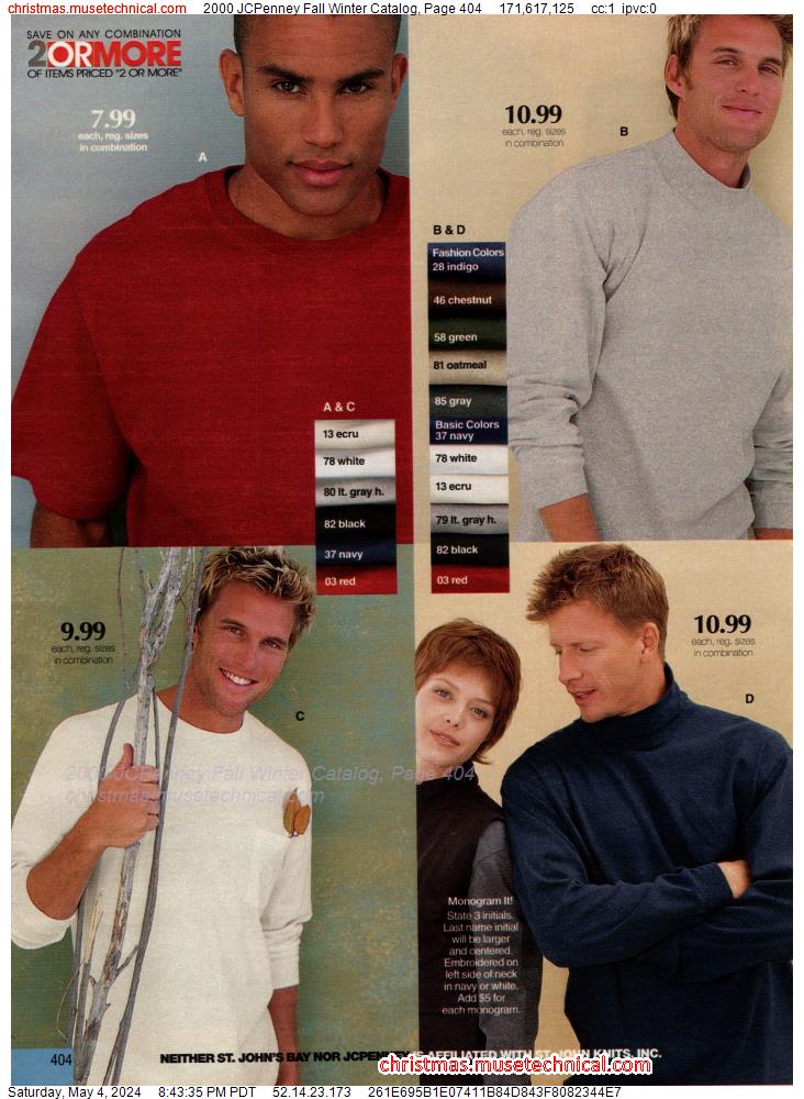 2000 JCPenney Fall Winter Catalog, Page 404