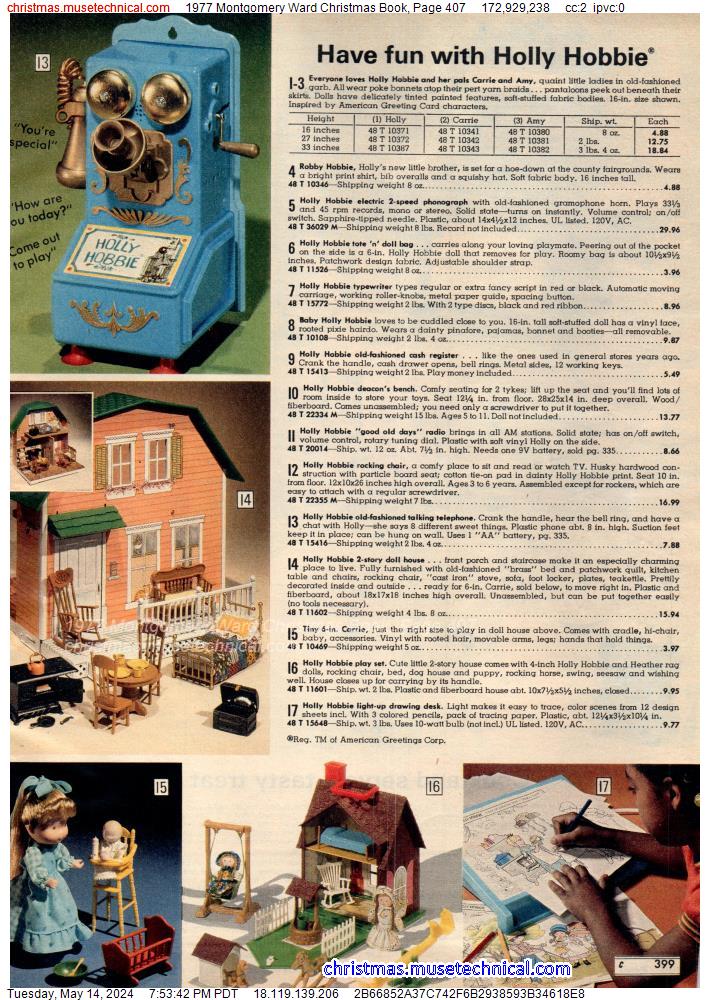 1977 Montgomery Ward Christmas Book, Page 407