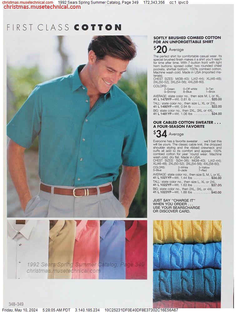 1992 Sears Spring Summer Catalog, Page 349
