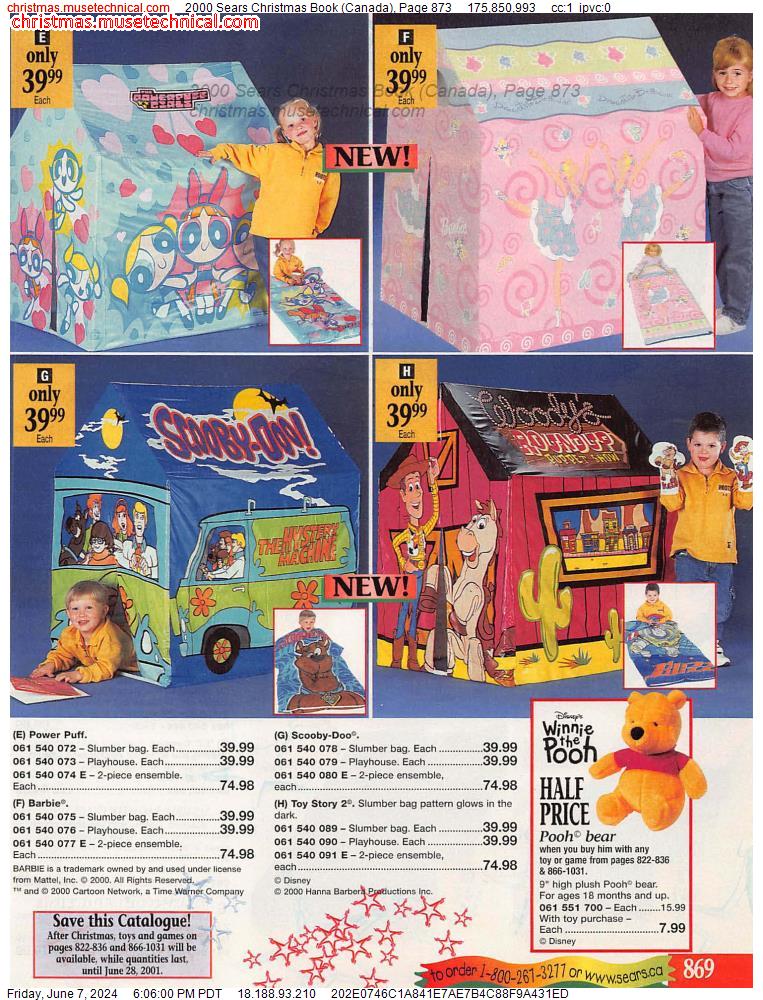 2000 Sears Christmas Book (Canada), Page 873