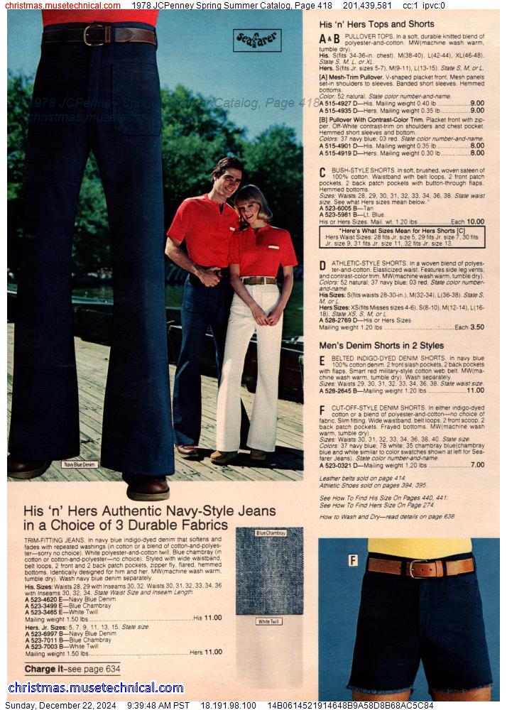 1978 JCPenney Spring Summer Catalog, Page 418