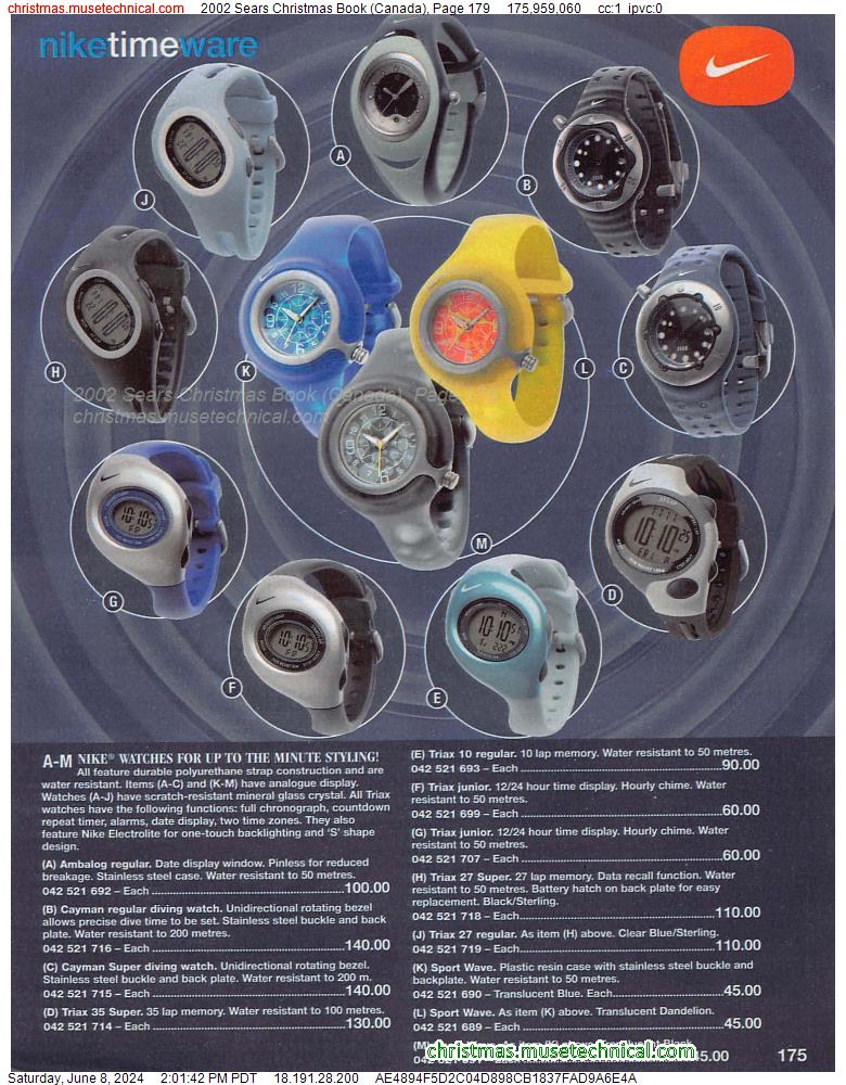 2002 Sears Christmas Book (Canada), Page 179
