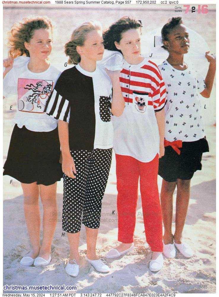 1988 Sears Spring Summer Catalog, Page 557