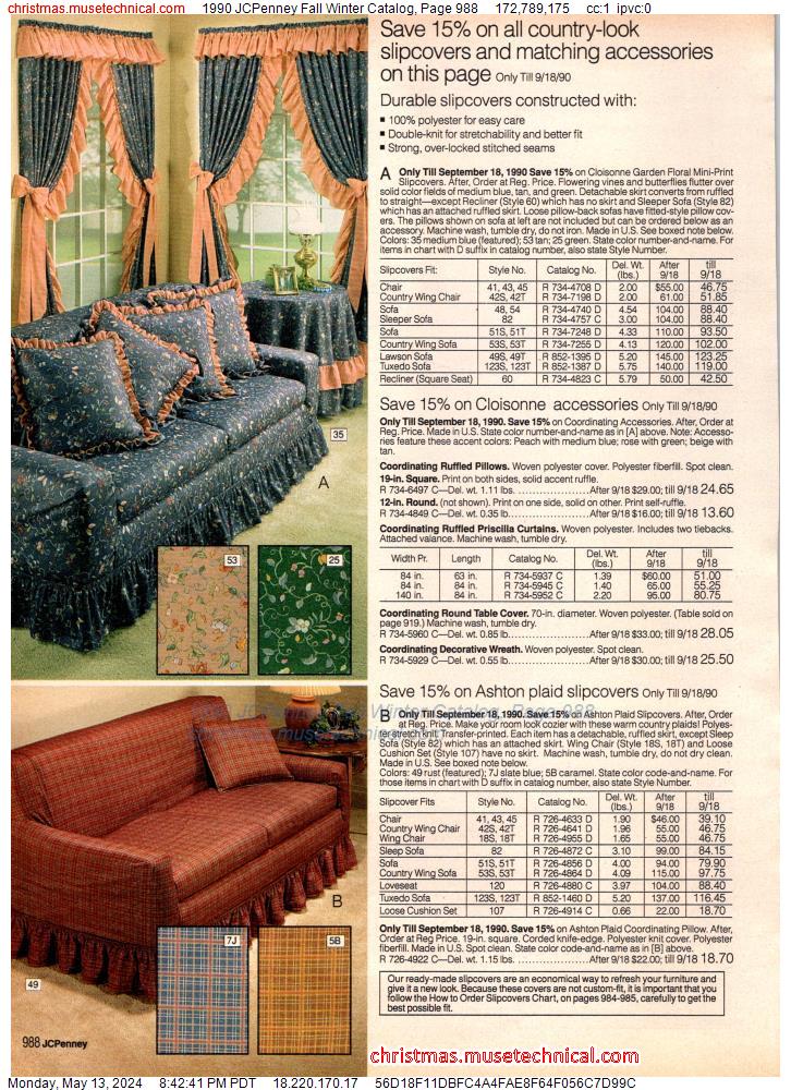 1990 JCPenney Fall Winter Catalog, Page 988