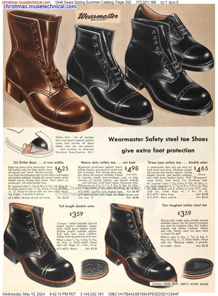 1946 Sears Spring Summer Catalog, Page 392