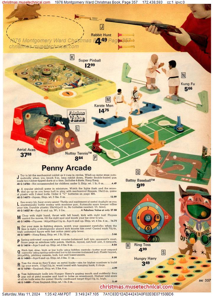 1976 Montgomery Ward Christmas Book, Page 357