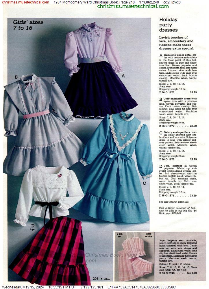 1984 Montgomery Ward Christmas Book, Page 210