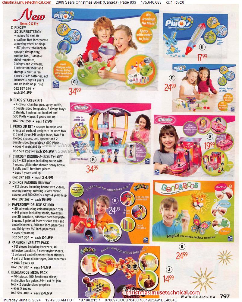2009 Sears Christmas Book (Canada), Page 833