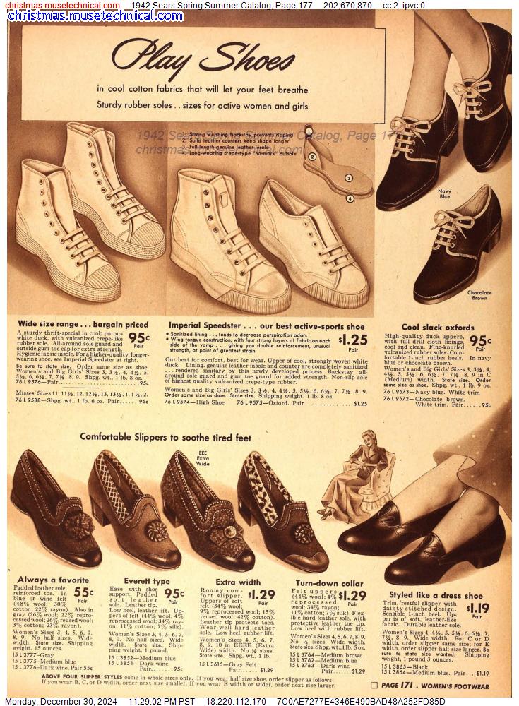 1942 Sears Spring Summer Catalog, Page 177