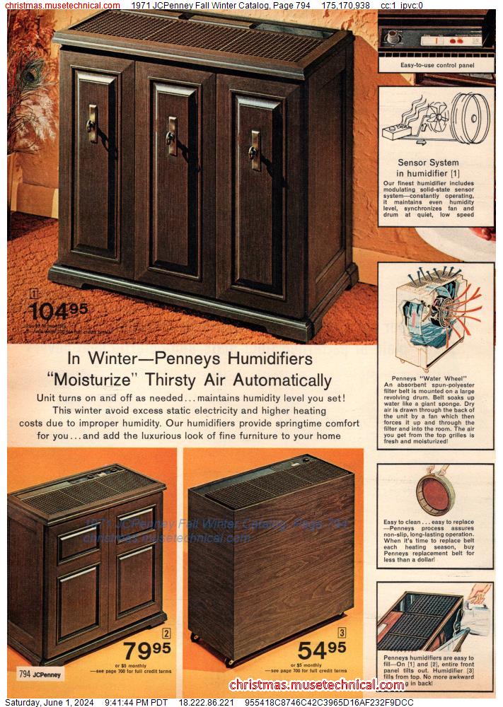 1971 JCPenney Fall Winter Catalog, Page 794