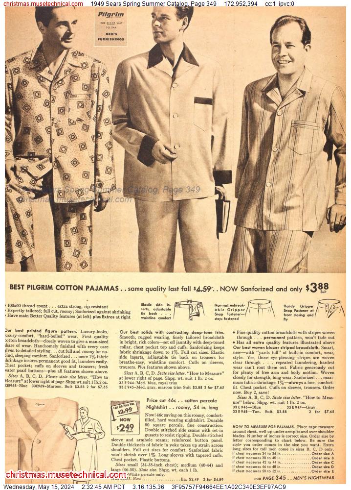 1949 Sears Spring Summer Catalog, Page 349
