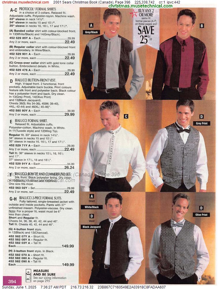 2001 Sears Christmas Book (Canada), Page 396
